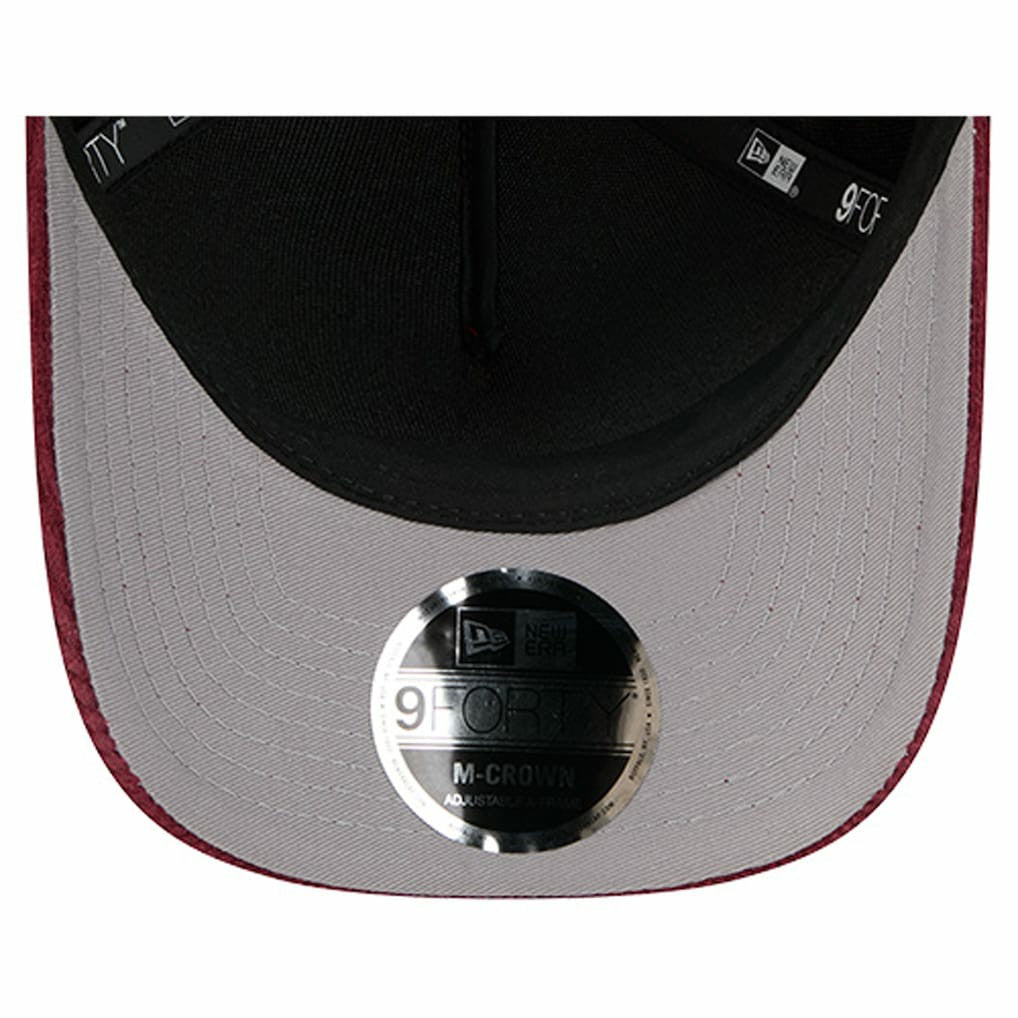 Washington Commanders New Era Cord Corduroy 9FORTY A-Frame Adjustable Hat - Burgundy Hats