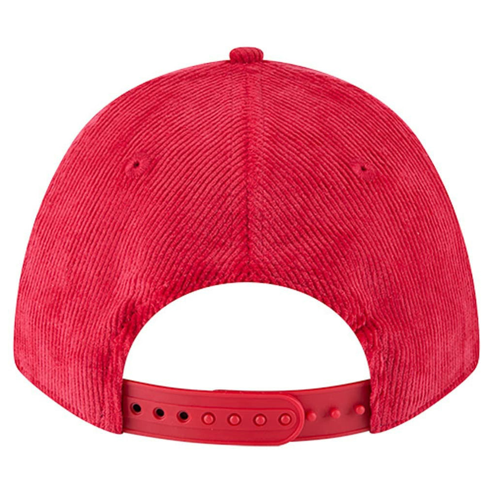 Kansas City Chiefs New Era Cord Corduroy 9FORTY A-Frame Adjustable Hat - Red Hats