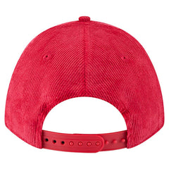 Kansas City Chiefs New Era Cord Corduroy 9FORTY A-Frame Adjustable Hat - Red Hats