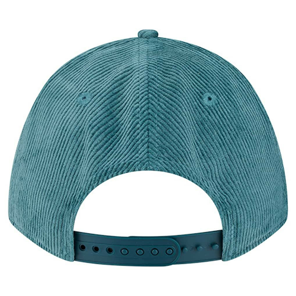 Philadelphia Eagles New Era Cord Corduroy 9FORTY A-Frame Adjustable Hat - Midnight Green Hats