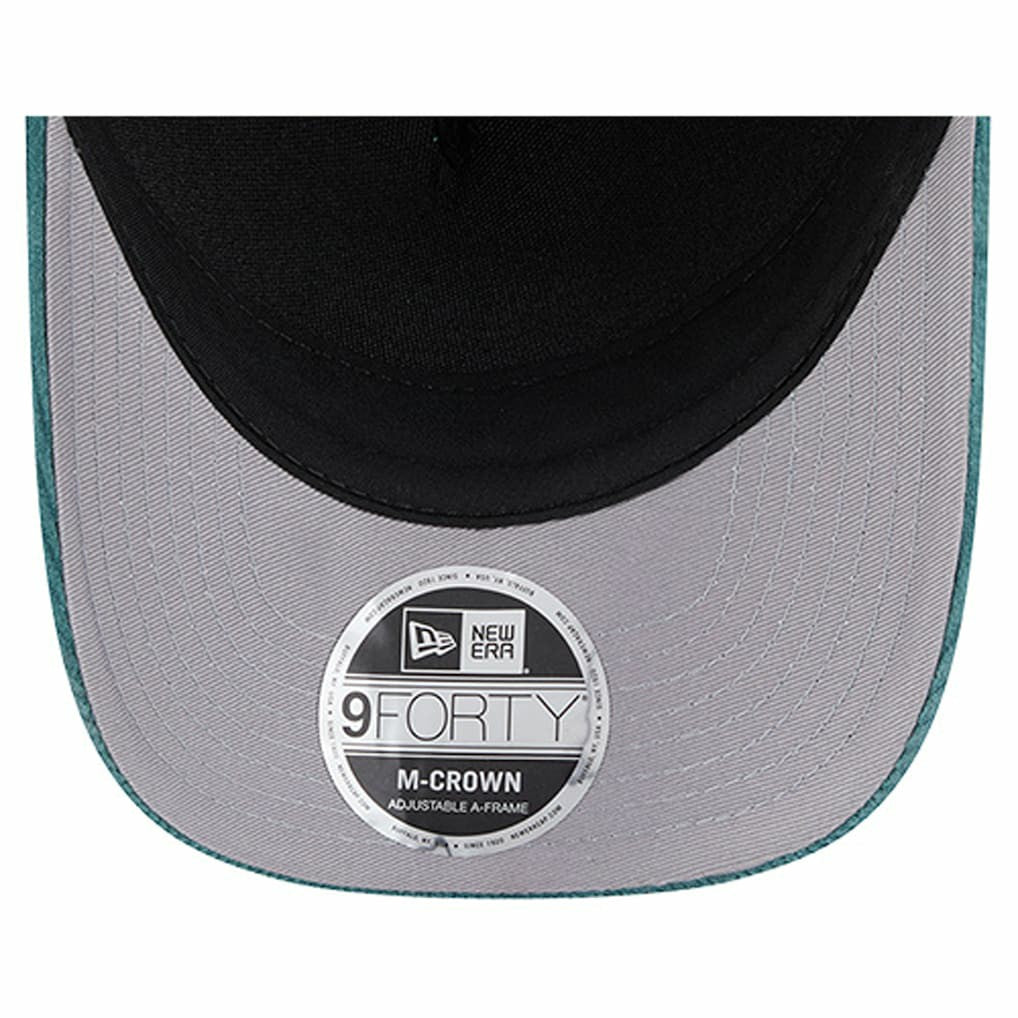 Philadelphia Eagles New Era Cord Corduroy 9FORTY A-Frame Adjustable Hat - Midnight Green Hats