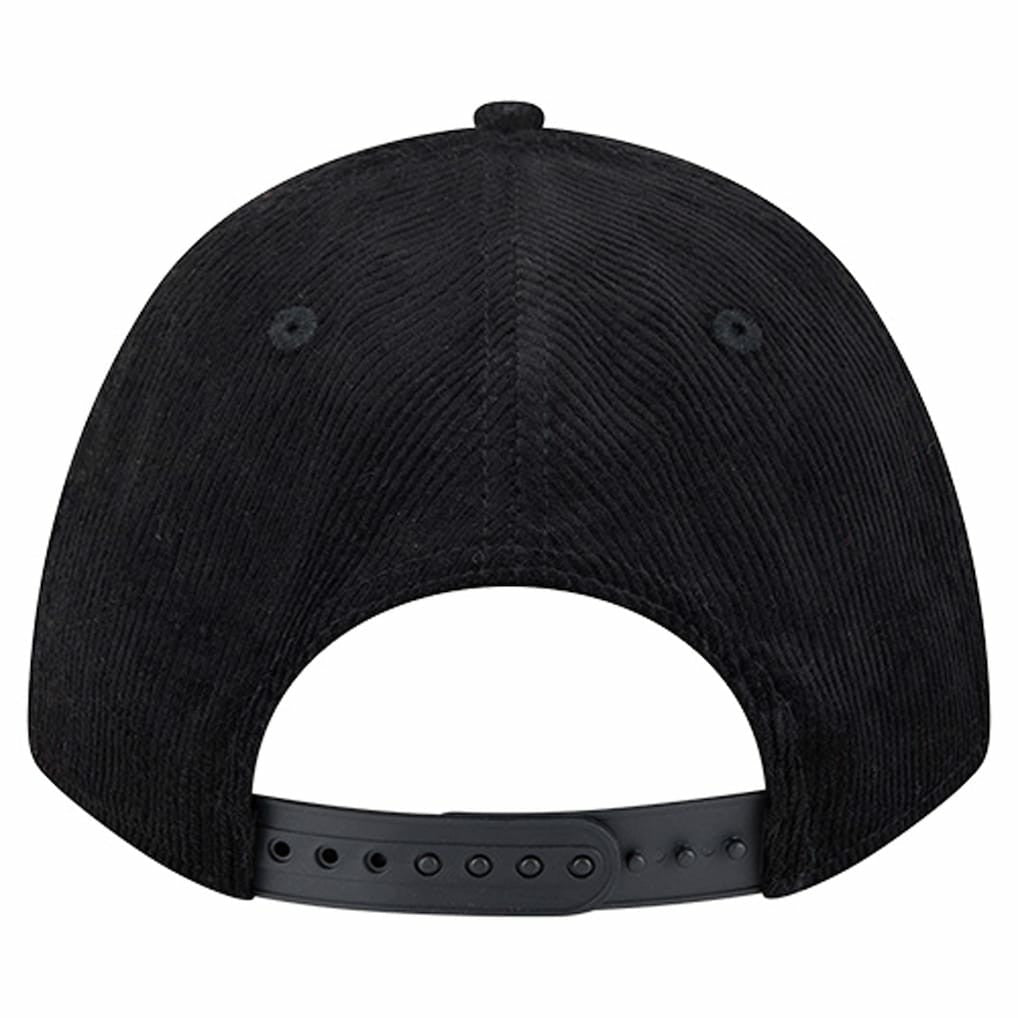 Pittsburgh Steelers New Era Cord Corduroy 9FORTY A-Frame Adjustable Hat - Black Hats