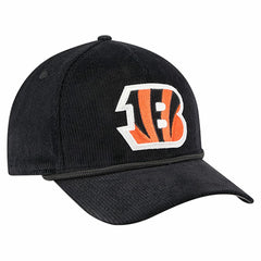 Cincinnati Bengals New Era Cord Corduroy 9FORTY A-Frame Adjustable Hat - Black Hats