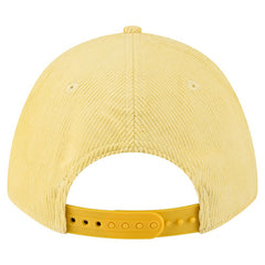 Green Bay Packers New Era Cord Corduroy 9FORTY A-Frame Adjustable Hat - Gold Hats