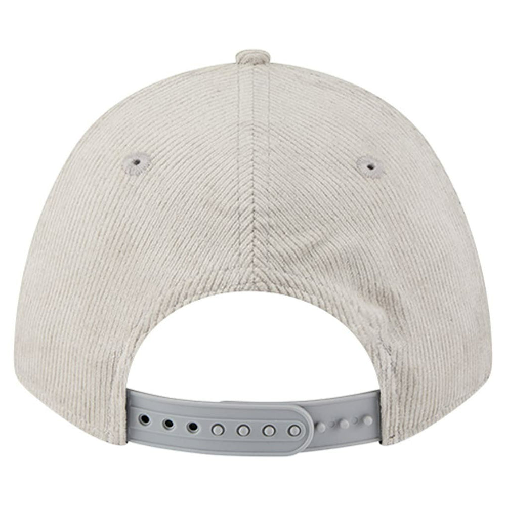 Detroit Lions New Era Cord Corduroy 9FORTY A-Frame Adjustable Hat - Silver Hats