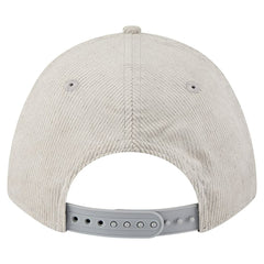 Detroit Lions New Era Cord Corduroy 9FORTY A-Frame Adjustable Hat - Silver Hats