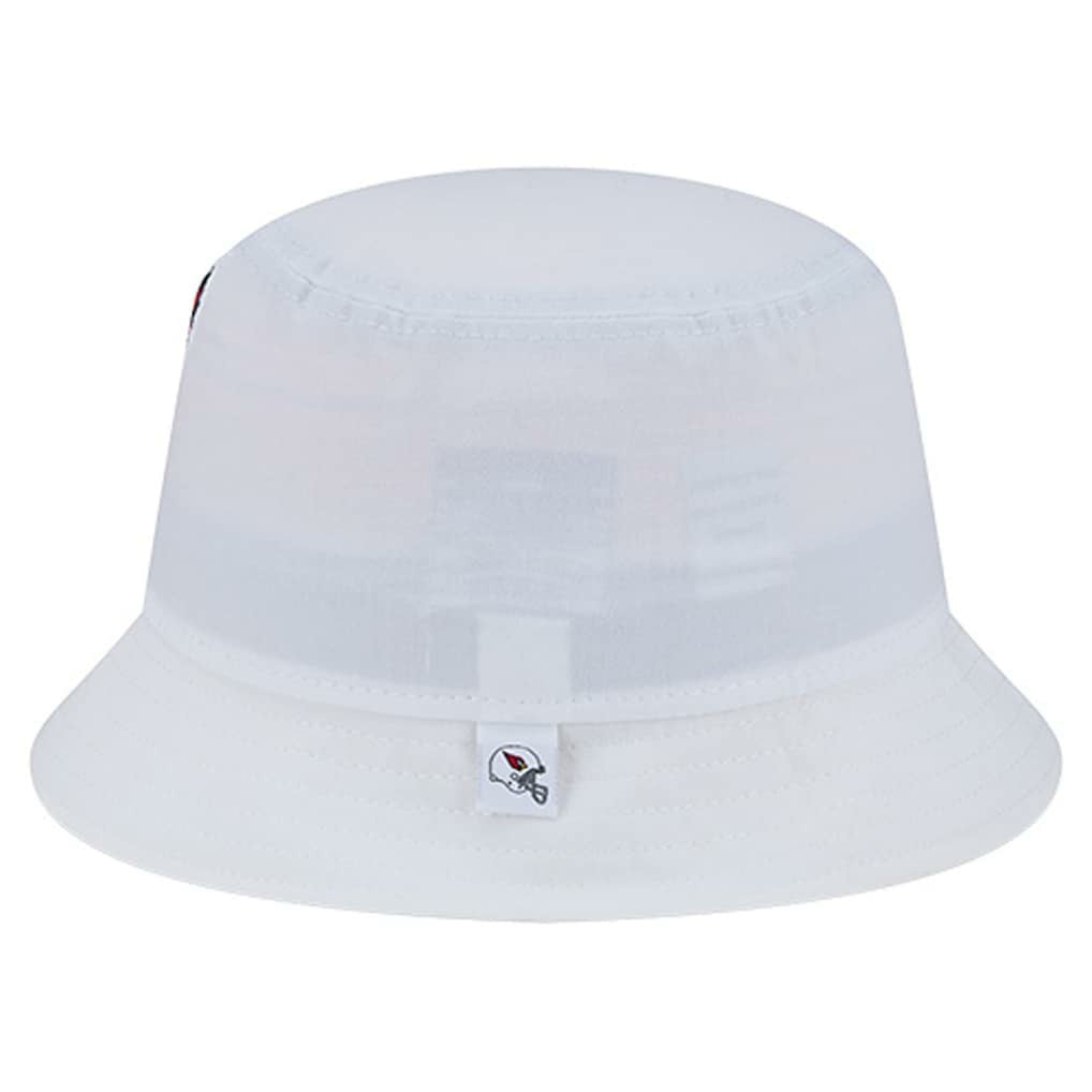Arizona Cardinals New Era Helmet Bucket Hat - White Hats