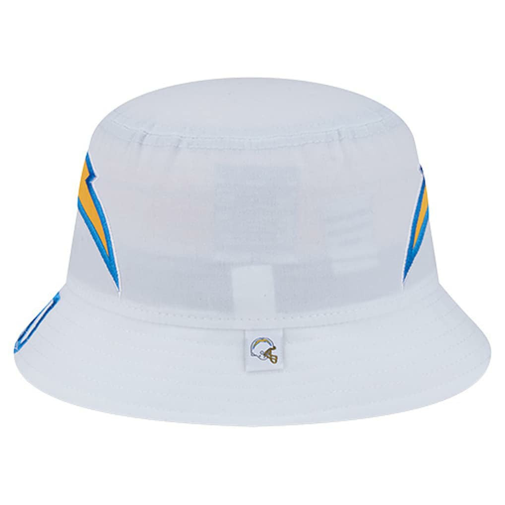 Los Angeles Chargers New Era Helmet Bucket Hat - White Hats