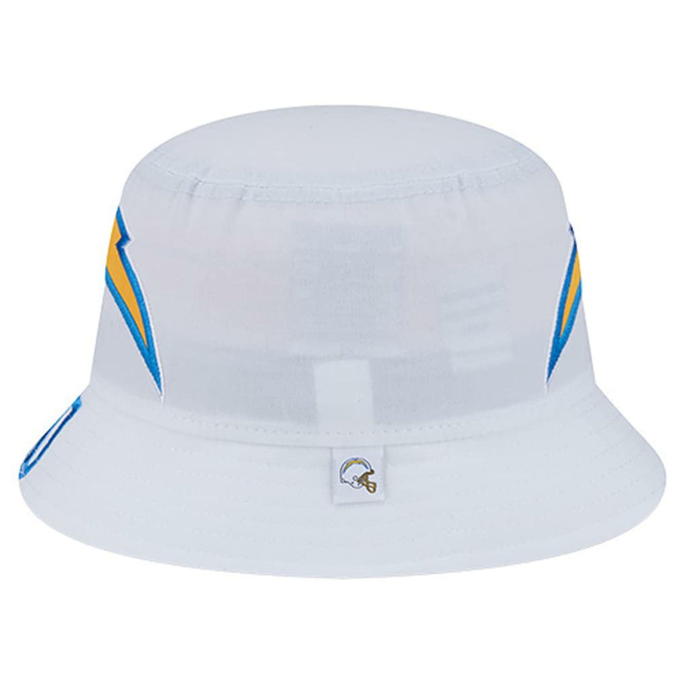 Los Angeles Chargers New Era Helmet Bucket Hat - White Hats