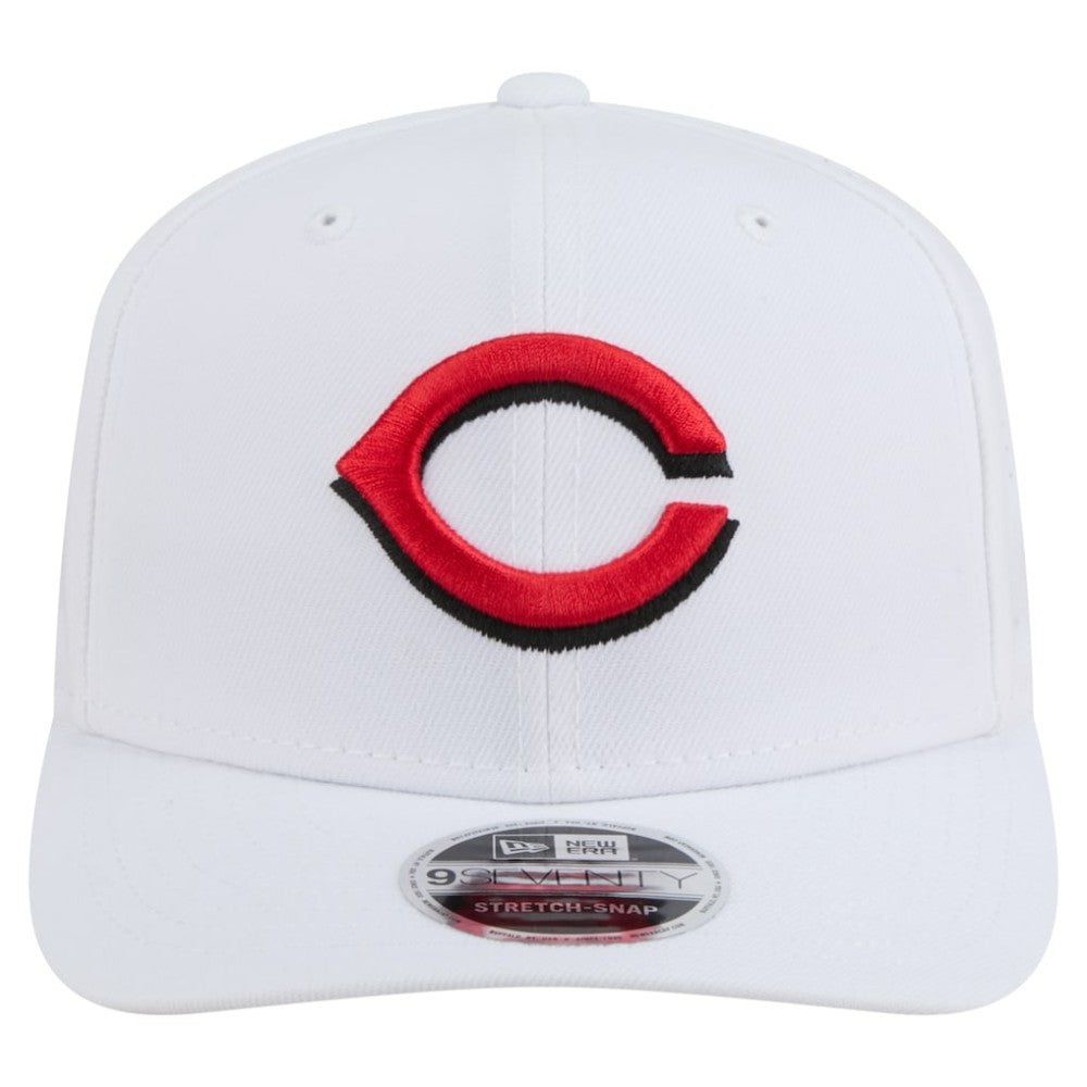 Cincinnati Reds New Era COOLERA 9SEVENTY Adjustable Hat - White Hats