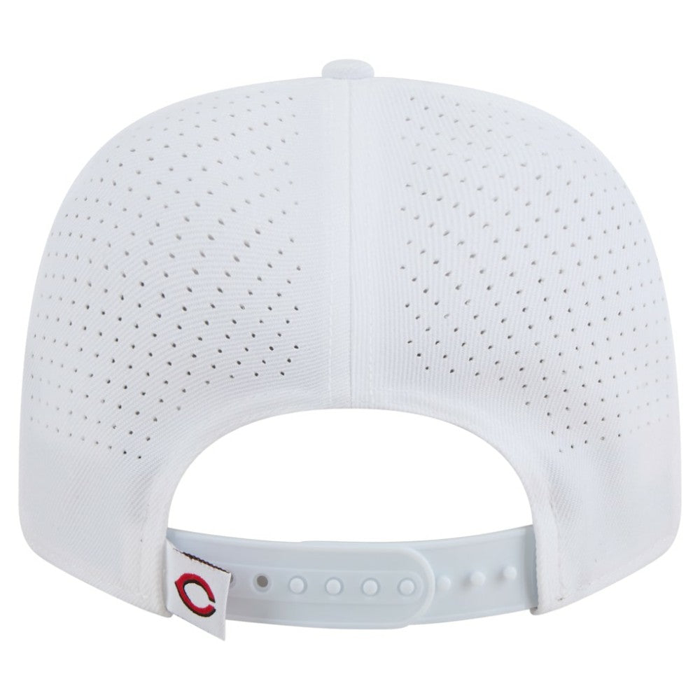 Cincinnati Reds New Era COOLERA 9SEVENTY Adjustable Hat - White Hats