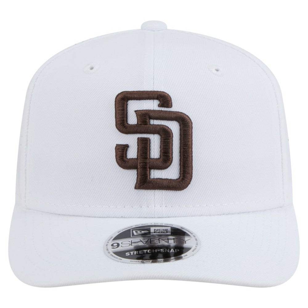 San Diego Padres New Era COOLERA 9SEVENTY Adjustable Hat - White Hats