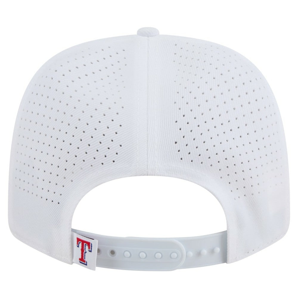 Texas Rangers New Era COOLERA 9SEVENTY Adjustable Hat - White Hats