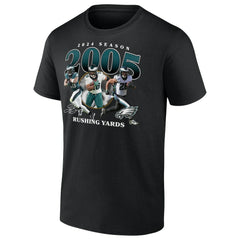 Saquon Barkley Philadelphia Eagles 2000 Yards T-Shirt - Black T-shirts
