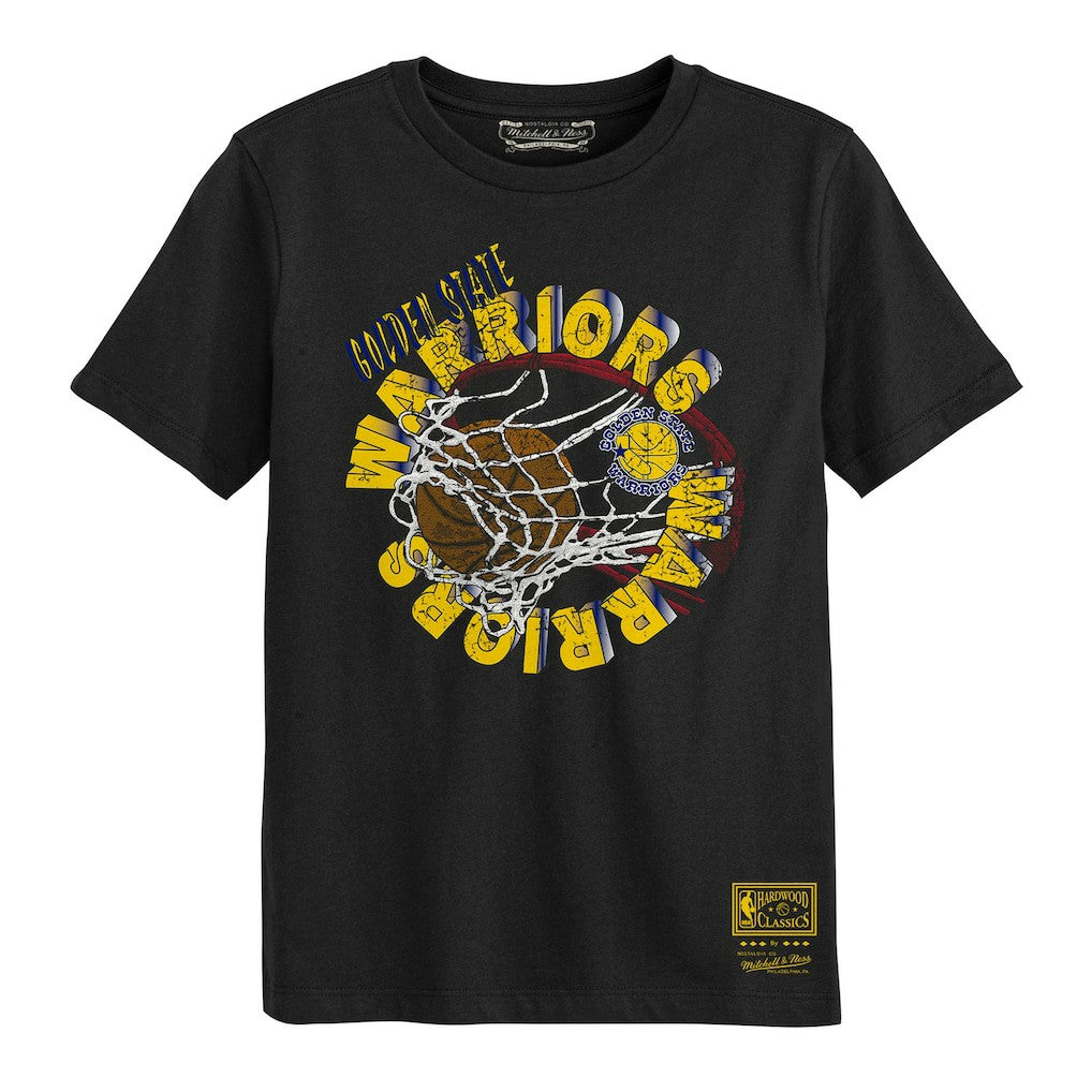 Golden State Warriors Preschool In The Net T-Shirt Black - Mitchell & Ness