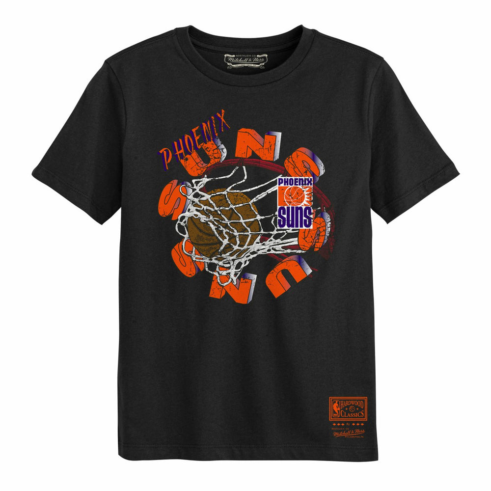 Phoenix Suns Preschool In The Net T-Shirt Black - Mitchell & Ness
