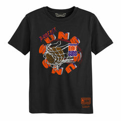Phoenix Suns Preschool In The Net T-Shirt Black - Mitchell & Ness