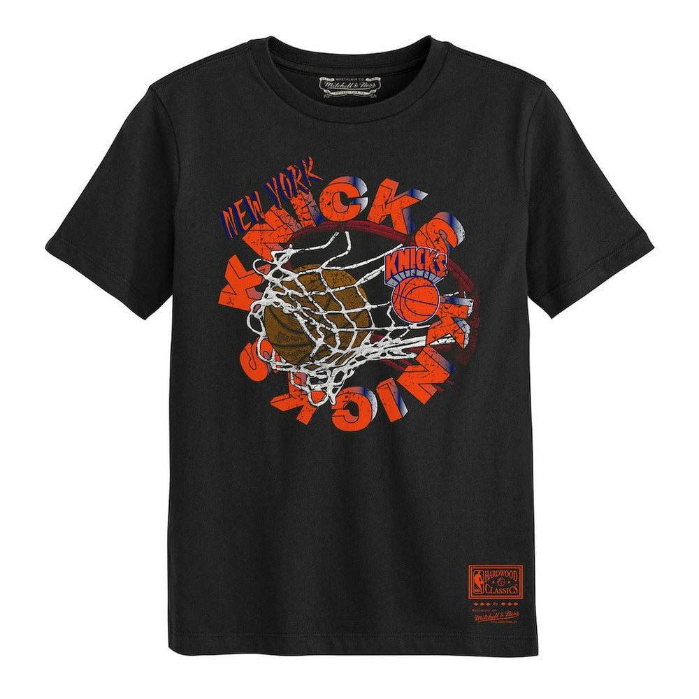 New York Knicks Preschool In The Net T-Shirt Black - Mitchell & Ness