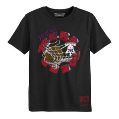Philadelphia 76ers Preschool In The Net T-Shirt Black - Mitchell & Ness outlet