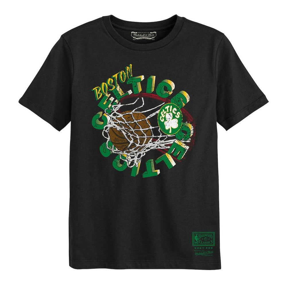Boston Celtics Preschool In The Net T-Shirt Black - Mitchell & Ness outlet