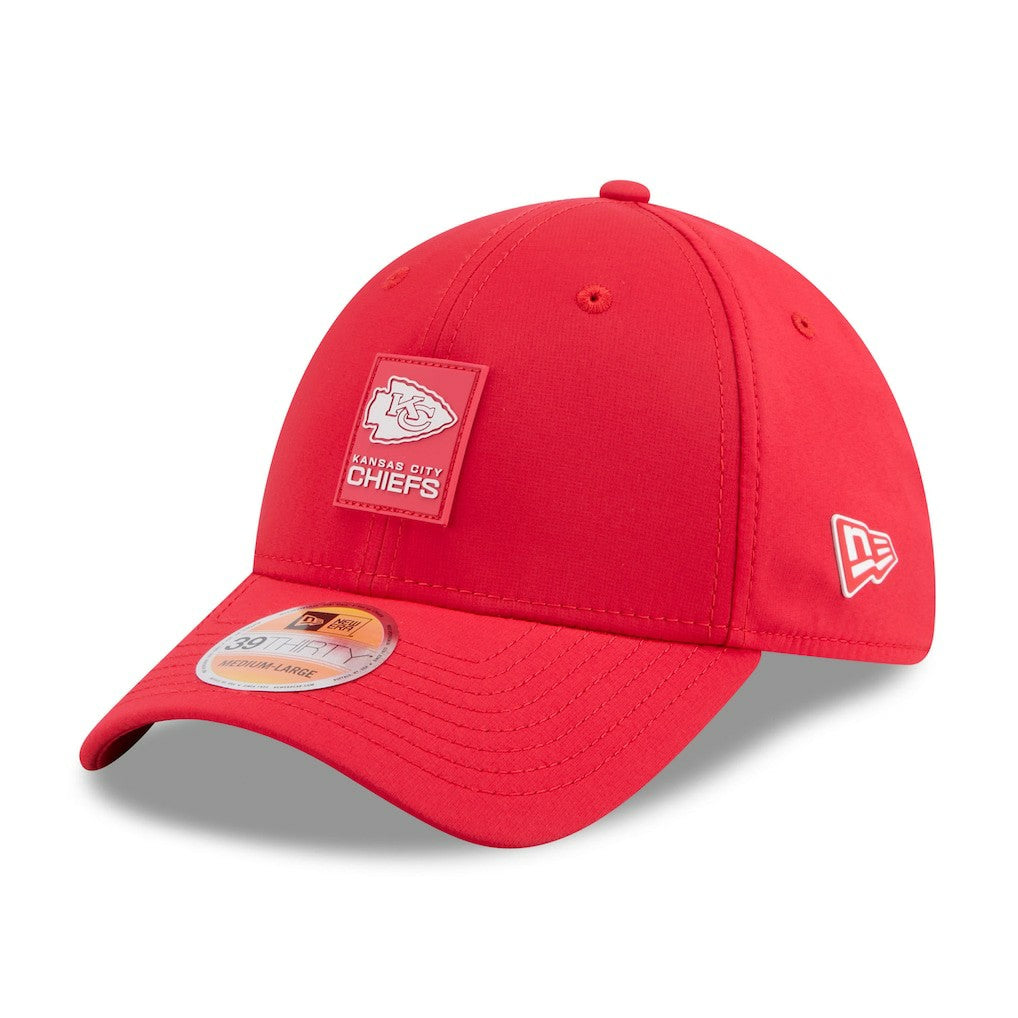 Kansas City Chiefs New Era 2025 Sideline 39THIRTY Flex Hat - Red Hats