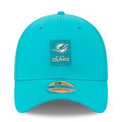 Miami Dolphins New Era 2025 Sideline 39THIRTY Flex Hat - Aqua Hats