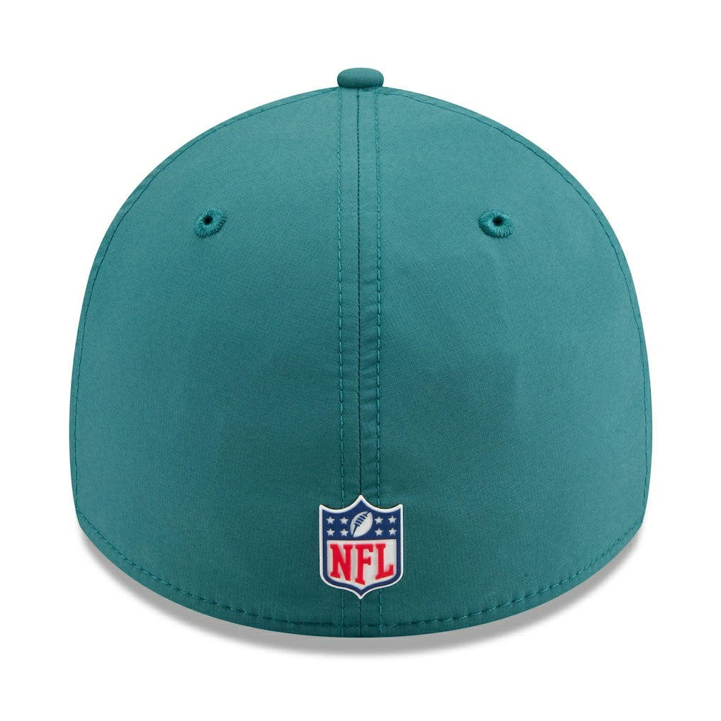 Philadelphia Eagles New Era 2025 Sideline 39THIRTY Flex Hat - Midnight Green Hats