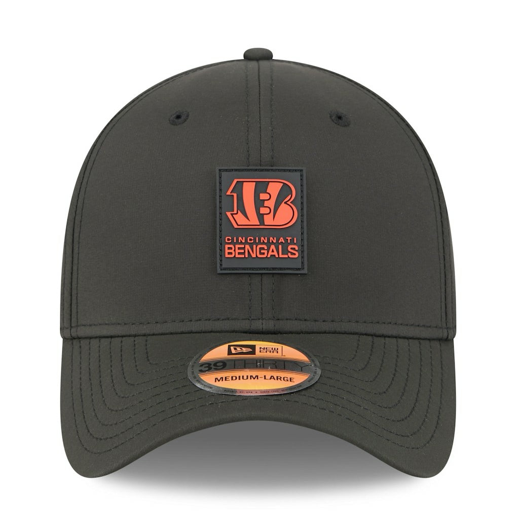 Cincinnati Bengals New Era 2025 Sideline 39THIRTY Flex Hat - Black Hats