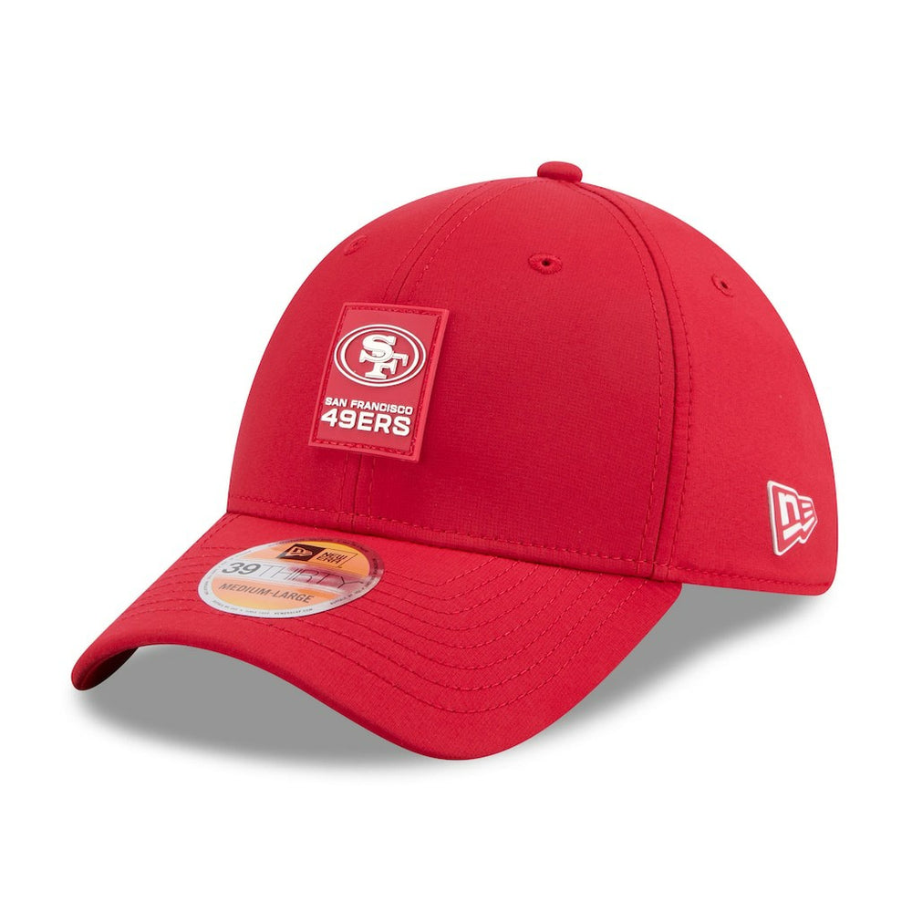 San Francisco 49ers New Era 2025 Sideline 39THIRTY Flex Hat - Scarlet Hats