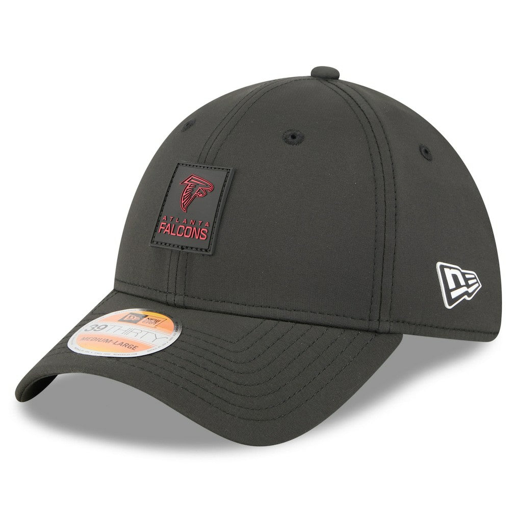 Atlanta Falcons New Era 2025 Sideline 39THIRTY Flex Hat - Black Hats