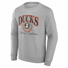 Anaheim Ducks Reign Supreme Pullover Sweatshirt - Gray | US 202742465
