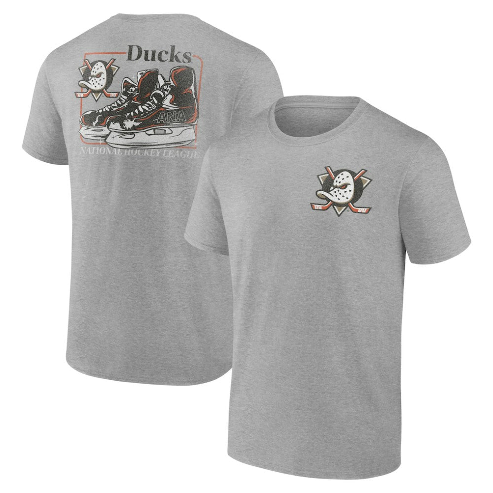 Anaheim Ducks Glory Skates T-Shirt - Heather Gray | US 202742466