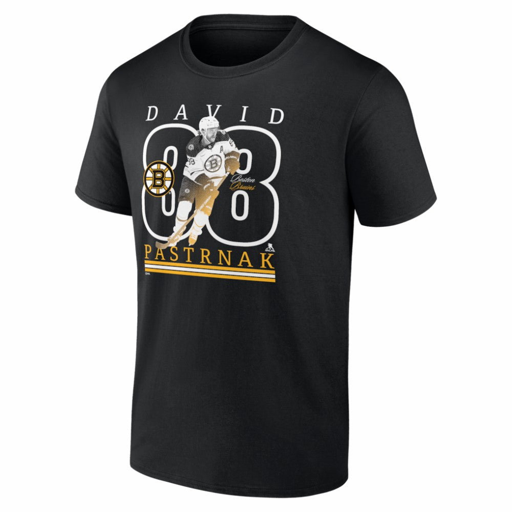 David Pastrnak Boston Bruins Player Show T-Shirt - Black | US 202742467