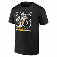 David Pastrnak Boston Bruins Player Show T-Shirt - Black | US 202742467