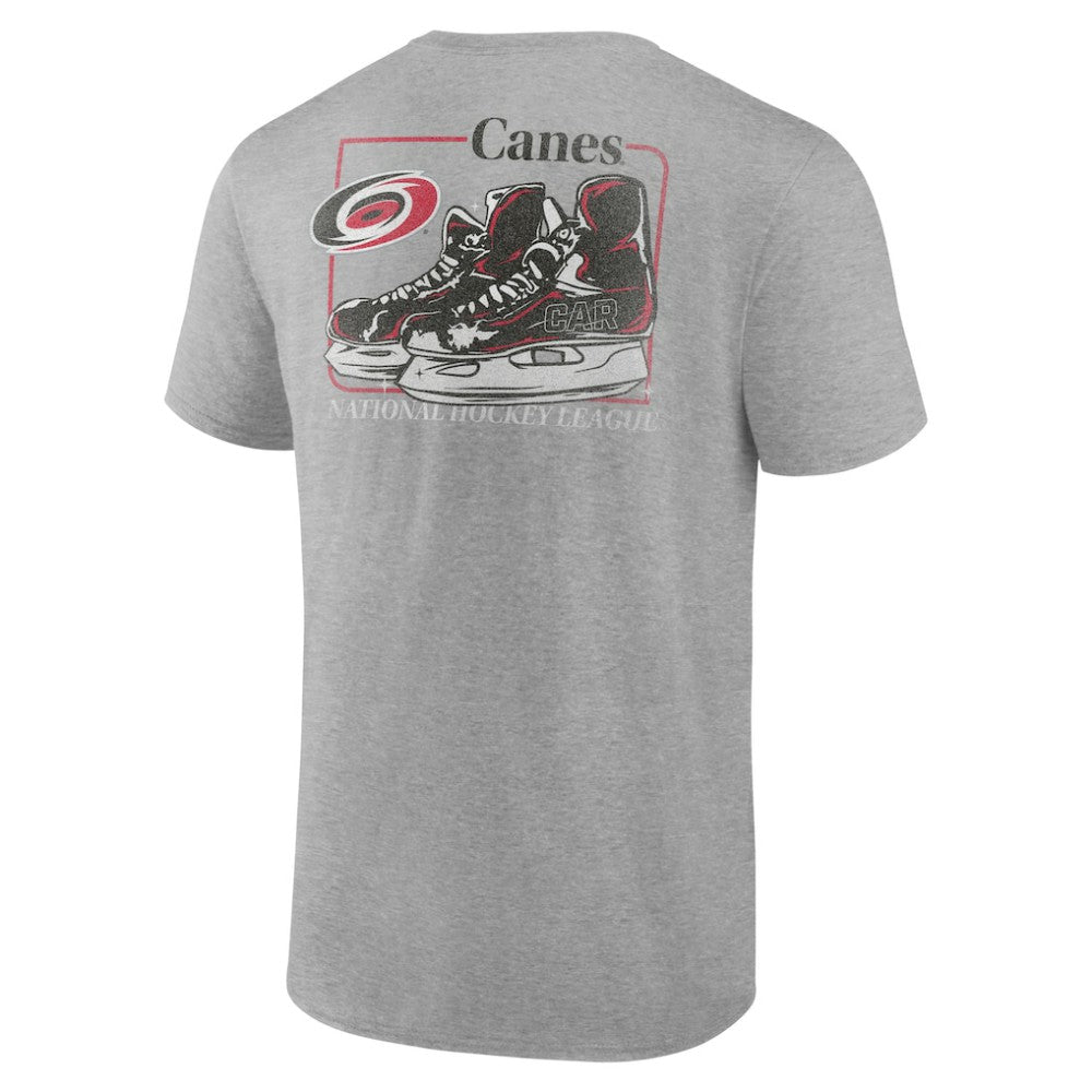 Carolina Hurricanes Glory Skates T-Shirt - Heather Gray | US 202742490