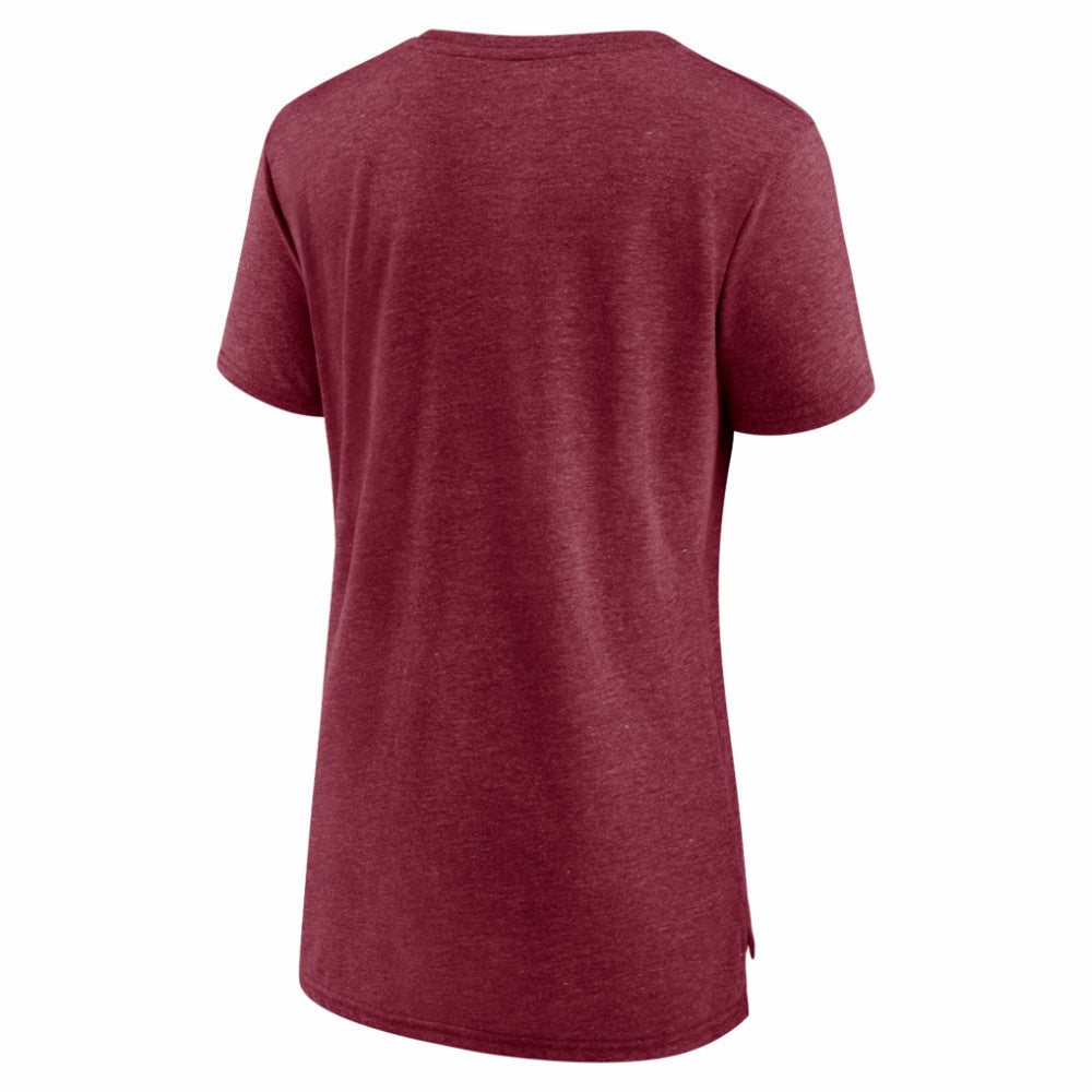 Colorado Avalanche Women's Reign Supreme Tri-Blend T-Shirt - Burgundy | US 202742500
