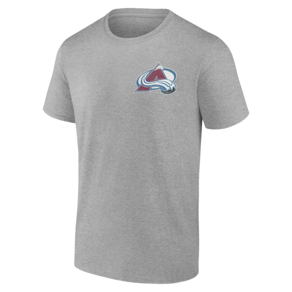 Colorado Avalanche Glory Skates T-Shirt - Heather Gray | US 202742502