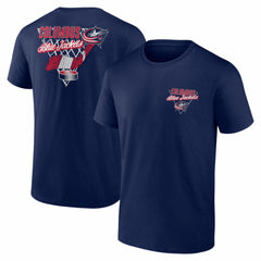 Columbus Blue Jackets Net Slap T-Shirt - Navy | US 202742504