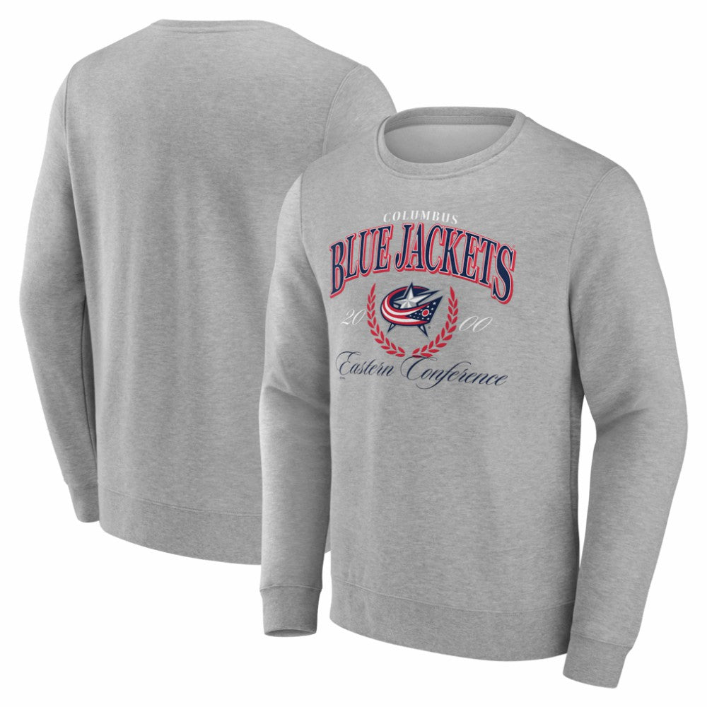 Columbus Blue Jackets Reign Supreme Pullover Sweatshirt - Gray | US 202742507