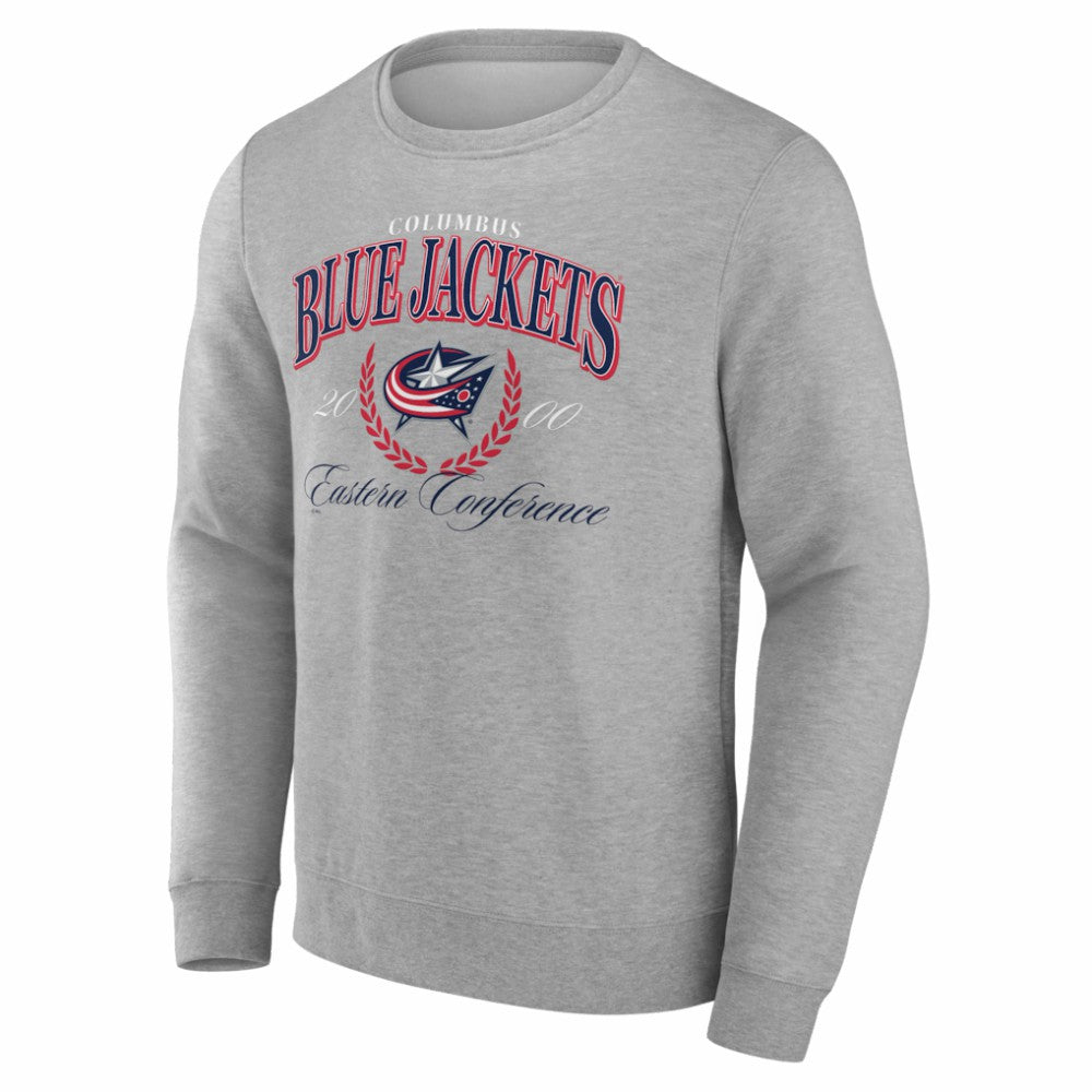 Columbus Blue Jackets Reign Supreme Pullover Sweatshirt - Gray | US 202742507
