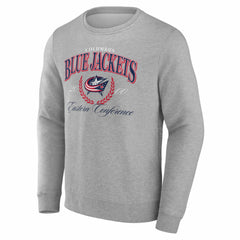 Columbus Blue Jackets Reign Supreme Pullover Sweatshirt - Gray | US 202742507