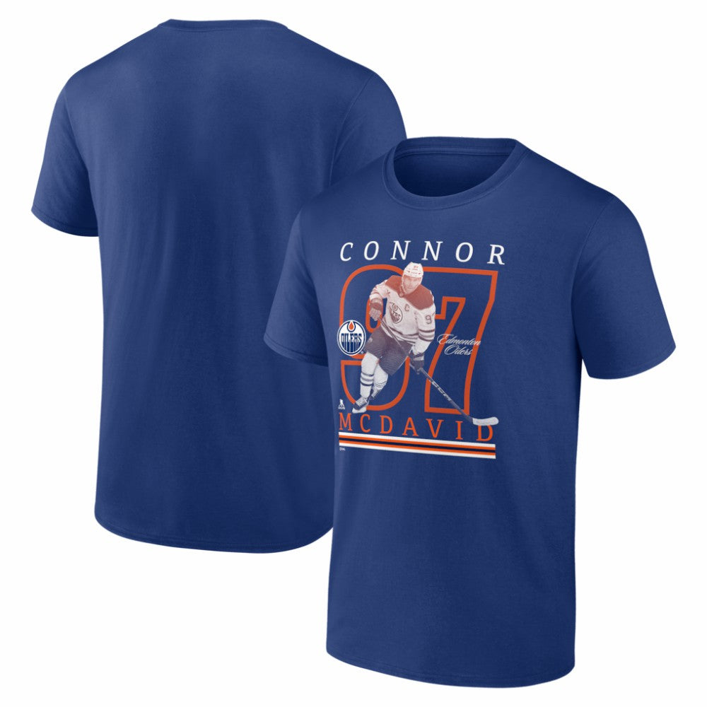 Connor McDavid Edmonton Oilers Player Show T-Shirt - Royal | US 202742522