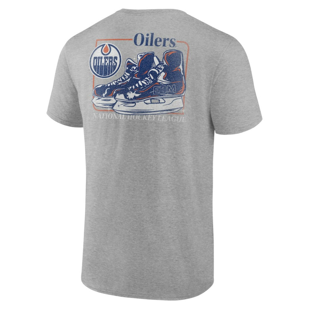 Edmonton Oilers Glory Skates T-Shirt - Heather Gray | US 202742525