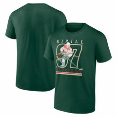 Kirill Kaprizov Minnesota Wild Player Show T-Shirt - Green | US 202742538