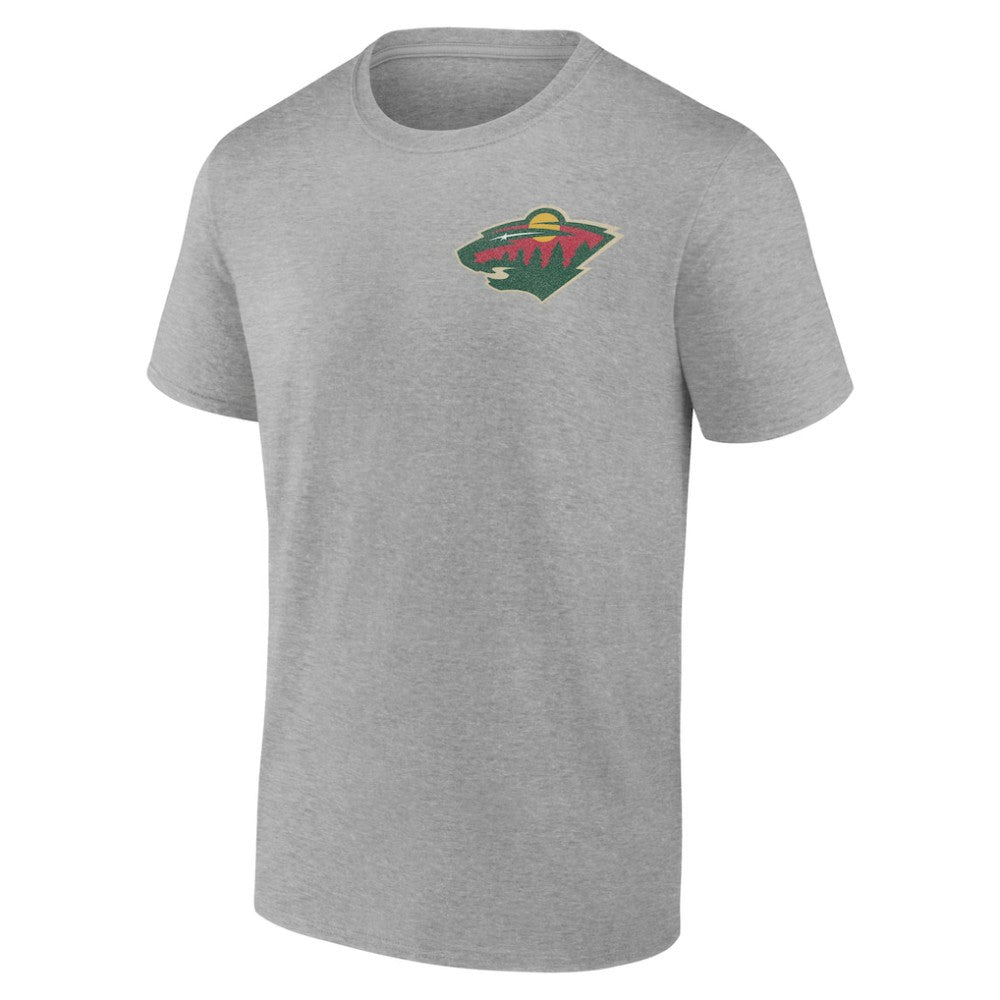 Minnesota Wild Glory Skates T-Shirt - Heather Gray | US 202742542