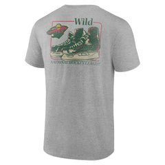 Minnesota Wild Glory Skates T-Shirt - Heather Gray | US 202742542