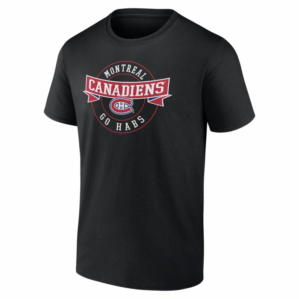 Montreal Canadiens Honor Circle T-Shirt - Black | US 202742546