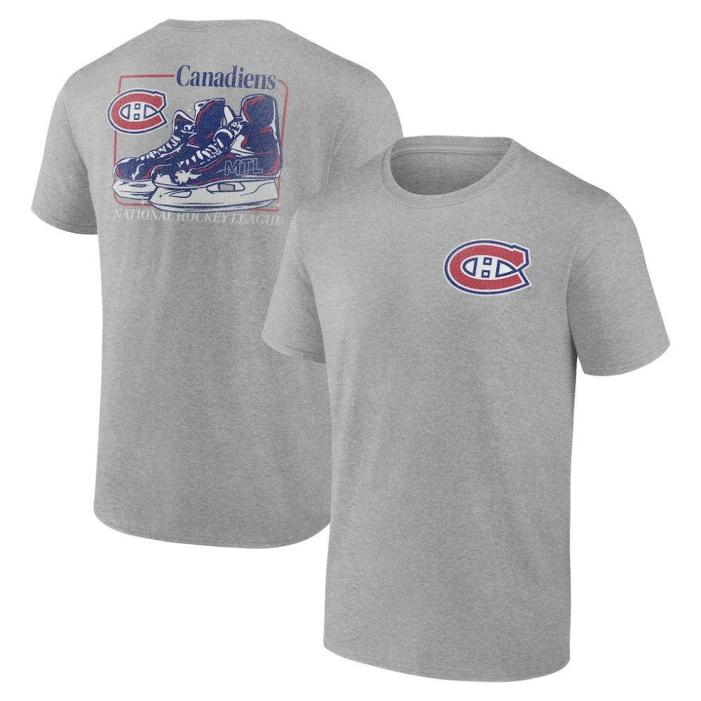 Montreal Canadiens Glory Skates T-Shirt - Heather Gray | US 202742548