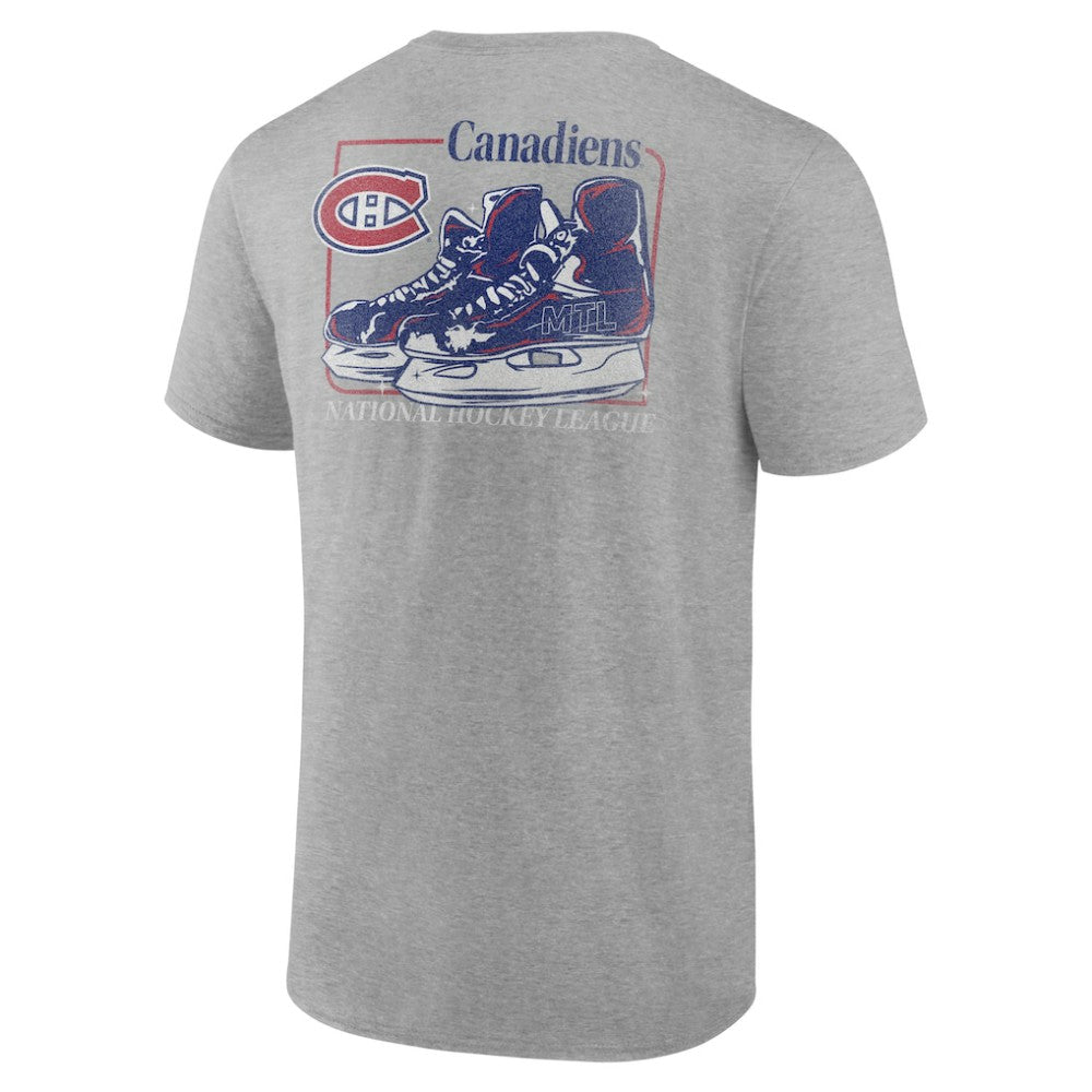 Montreal Canadiens Glory Skates T-Shirt - Heather Gray | US 202742548