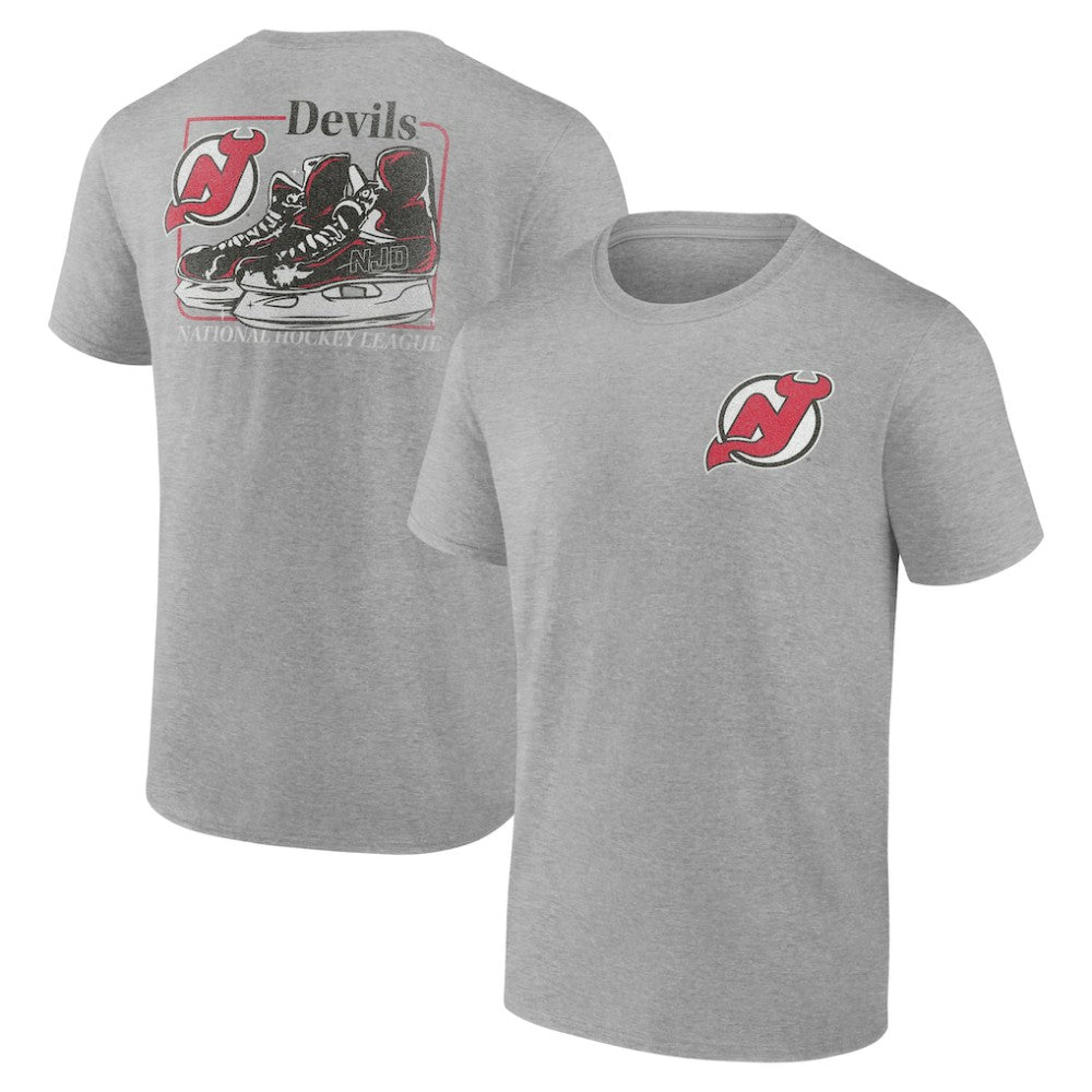 New Jersey Devils Glory Skates T-Shirt - Heather Gray | US 202742557